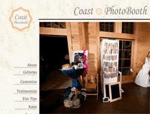 Tablet Screenshot of coastphotobooth.carmenash.com
